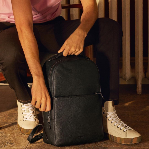 Coach Metro Backpack in Pebble Leather #72306 Sale - Picture 2 of 6